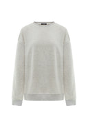 Classic grey melange sweatshirt