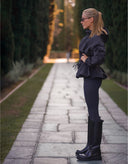 Oversized black jacket