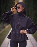 Oversized black jacket