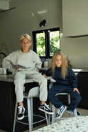 Світшот кольору сірий меланж дитячий