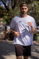OVERSIZED T-SHIRT, grey melange HEALTH CLUB