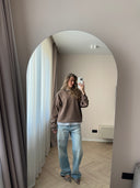 Classic sweatshirt CAPPUCCINO