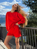 Women's shorts CHERRY