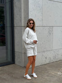 Classic grey melange sweatshirt