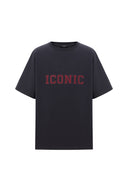 OVERSIZED ICONIC T-SHIRT in dark gray
