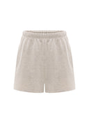 Women's shorts, gray melange