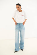 Wide leg jeans