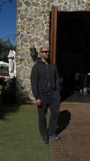 Худі на блискавці — VINTAGE BLACK