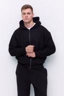 Худі на блискавці Black for man