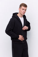 Худі на блискавці Black for man