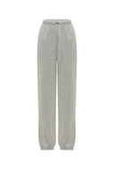 Grey melange sweatpants