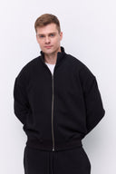 Світшот на блискавці Black for man