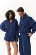 Худі на блискавці - Blue