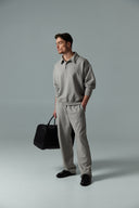 Штани прямі - GREY MELANGE