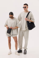 Classic grey melange sweatshirt