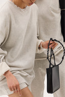 Classic grey melange sweatshirt