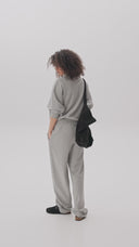 Штани прямі - Grey Melange