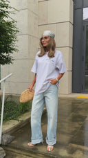 OVERSIZED T-SHIRT, grey melange HEALTH CLUB