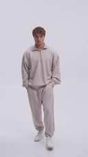 Світшот з високим коміром на блискавці —  MELANGE