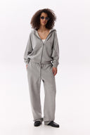 Худі на блискавці - Grey Melange