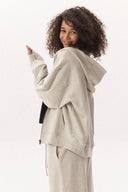 Худі на блискавці - Light Melange